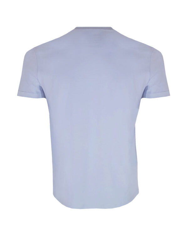 Cotton Serene Blue Finish T-Shirt